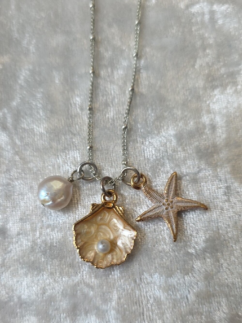 Brighton Coastal Dainty Charm Chain Necklace & Bracelet - Picture 5 of 14